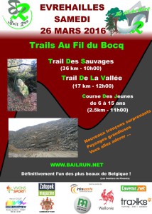 Trails Au Fil du Bocq 2016 - Flyer