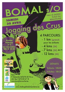 Jogging des crus - flyer - recto
